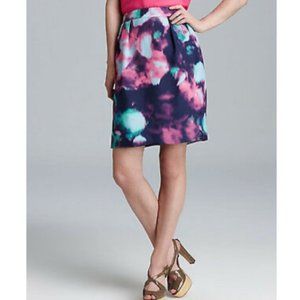 Kate Spade Barry Abstract Print Sraight Cut Skirt 8
